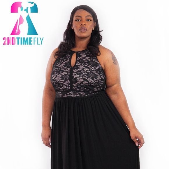 Long Black Evening Dress - Picture 1 of 3